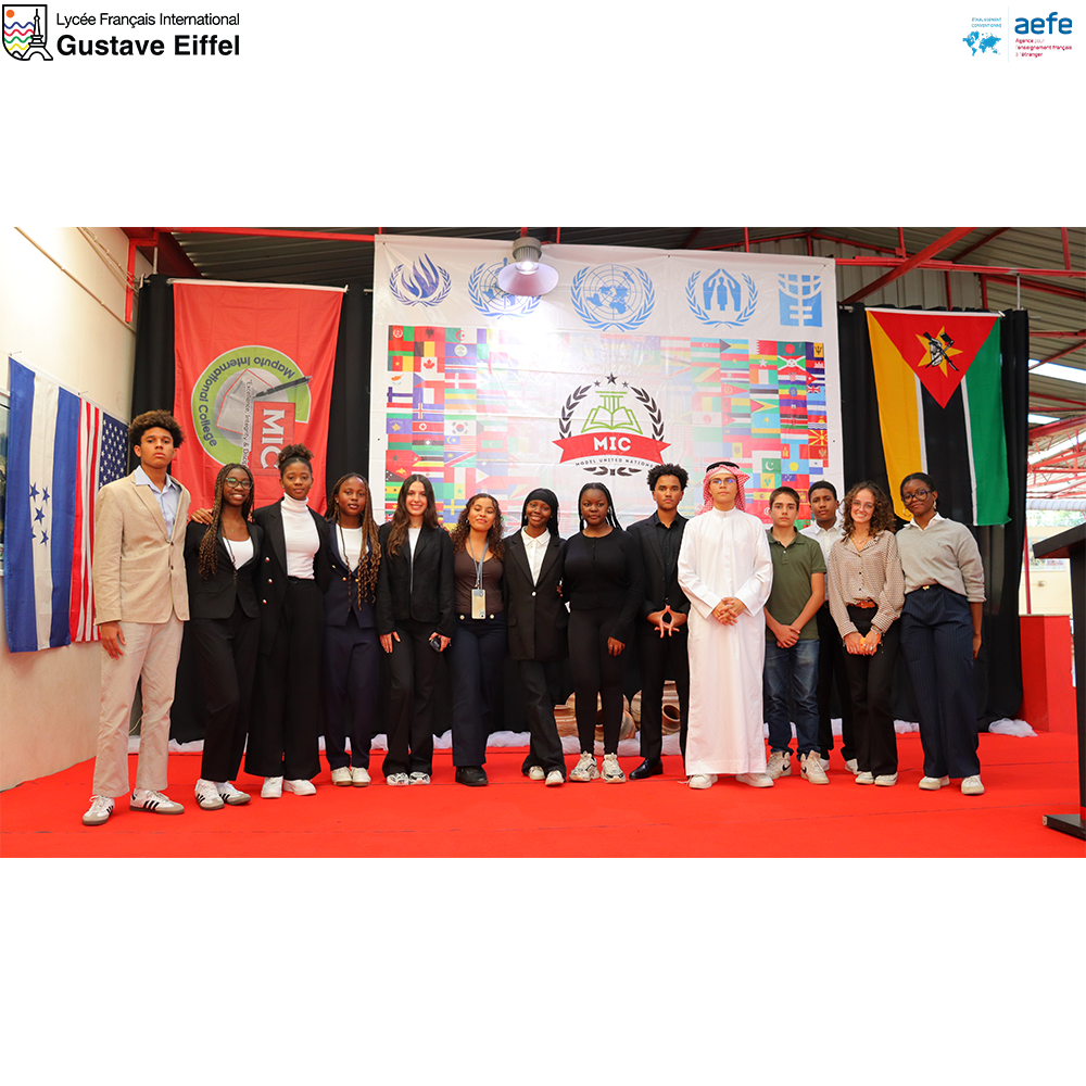 Nos élèves ont participé à leur toute première conférence Model United Nations (MUN), organisée au Maputo International College